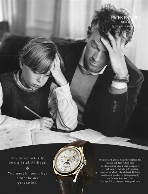 patek watch advertising